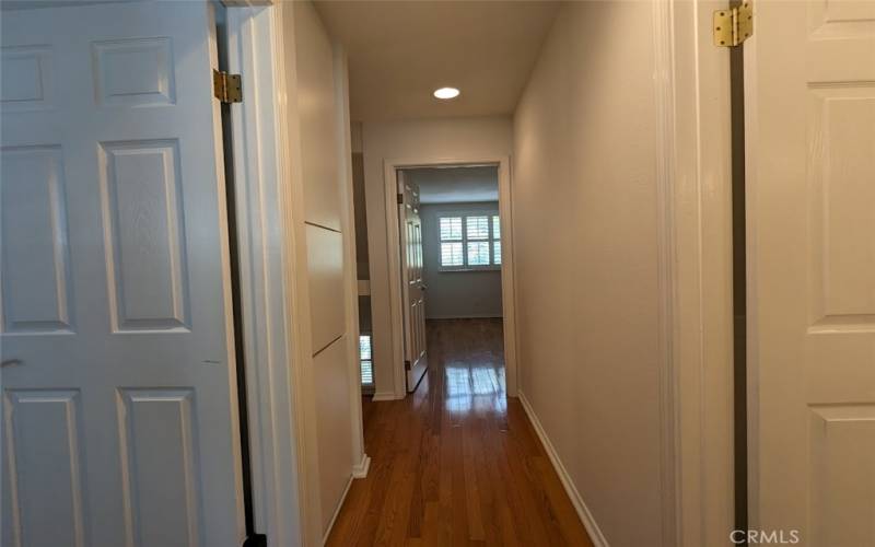 Hall towards primary bedroom