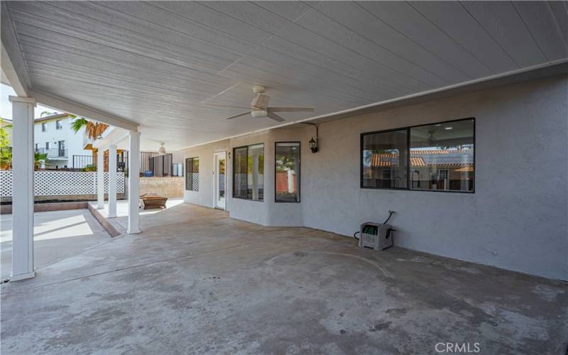 Covered outdoor patio