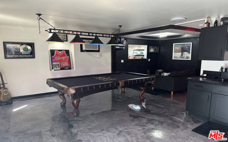 Kitchen/Pool Table Area