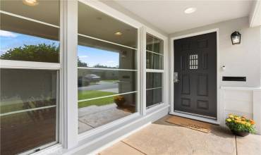 Gorgeous front door waiting for your Holiday wreath.