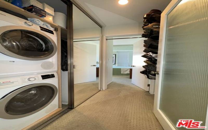 Laundry Closet, passthrough to Bedroom