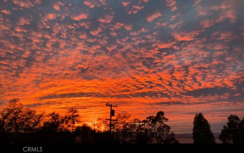 epic sunset from the primary bedroom