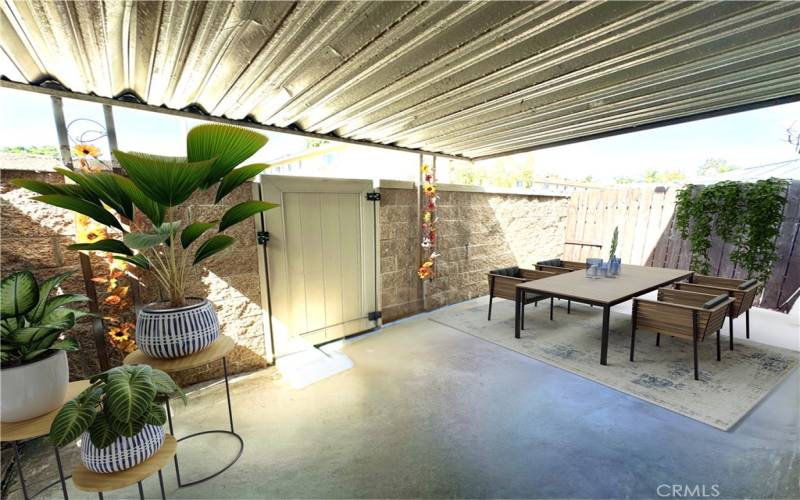 Virtual Staging - Patio