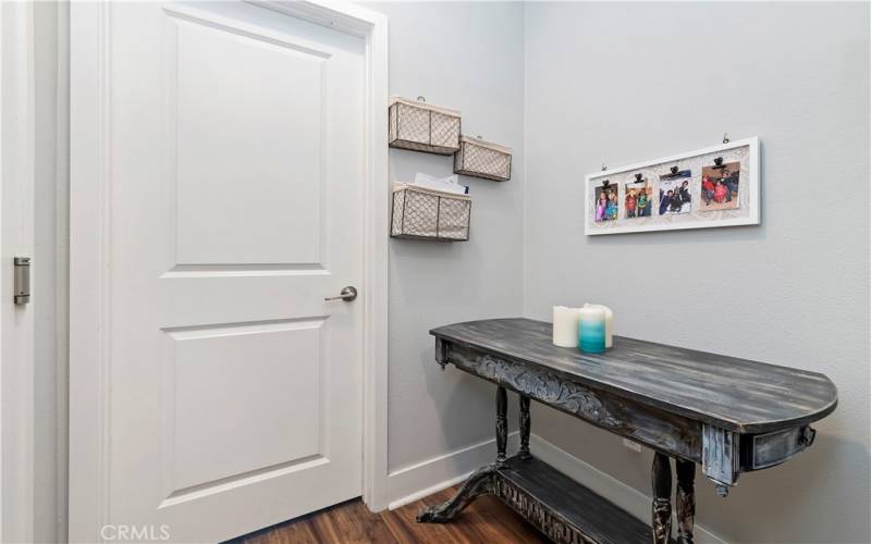 Mud Room and Laundry door