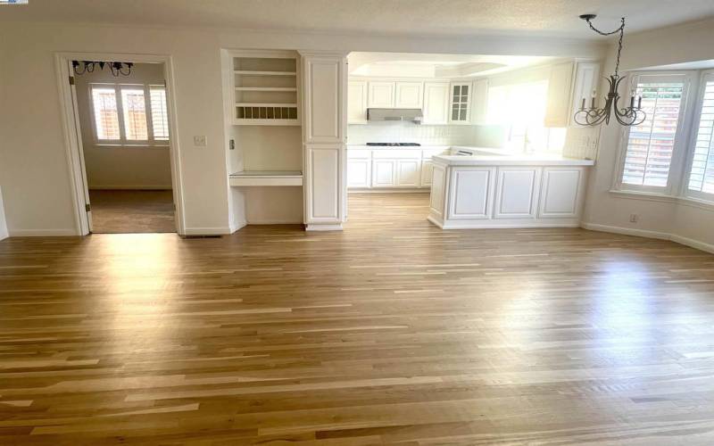 Kitchen Family Room Combination