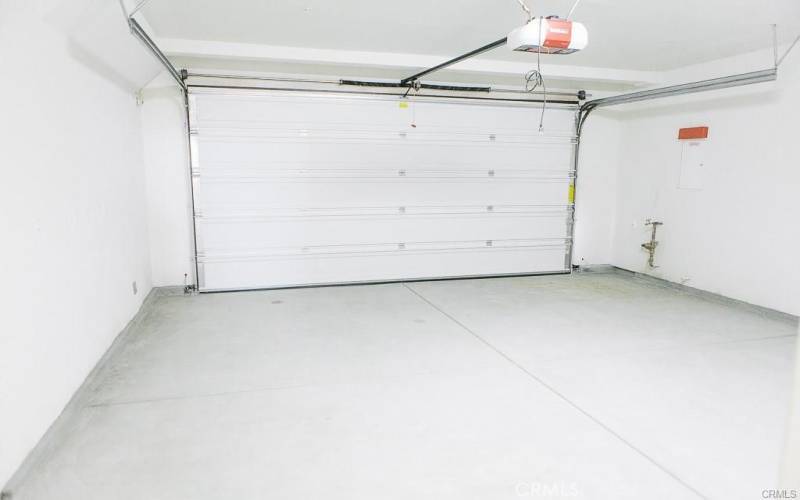 Attached 2-car garage.