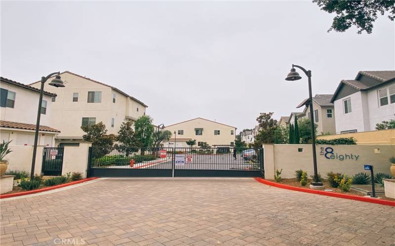 The 8eighty is a modern gated community.