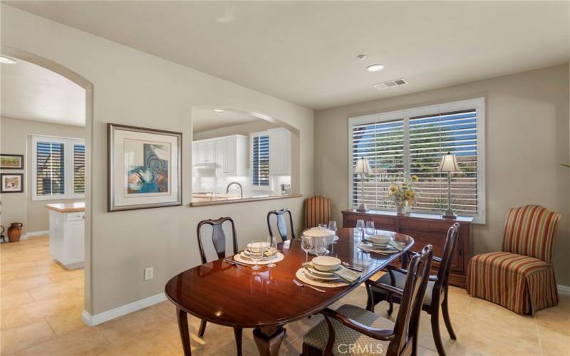 Dining area