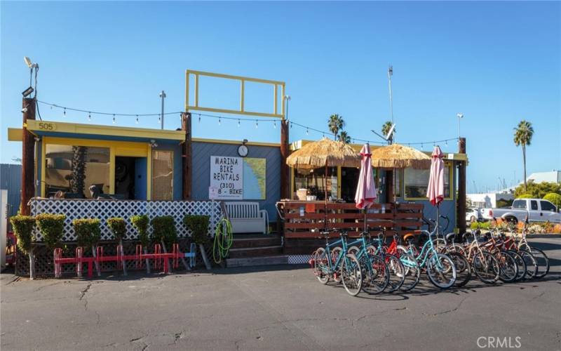 Bike rentals on Redondo Pier makes getting around very easy