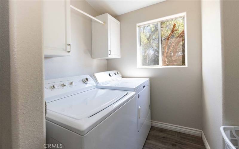 Laundry room off of kitchen