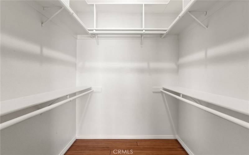 Primary Suite - Walk In Closet