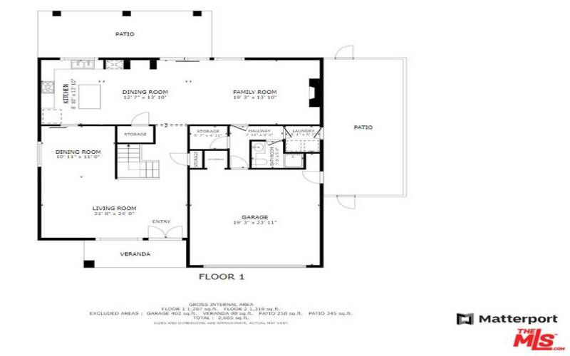 Floor Plan of Level 1