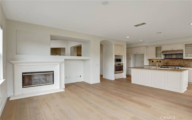 Family Room next to Dining Room