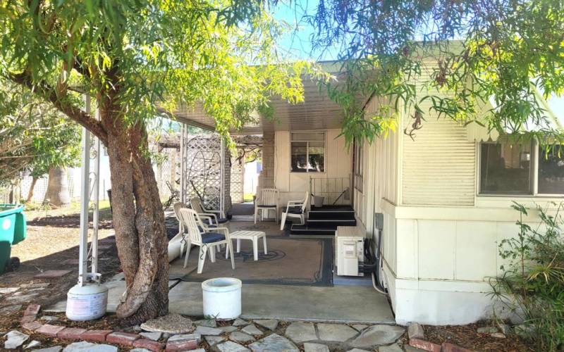 East Facing Patio Area