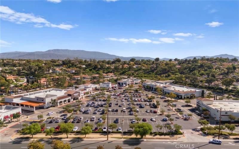 Shopping Center around the corner.