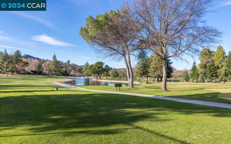 Hole #1 on Creekside Course