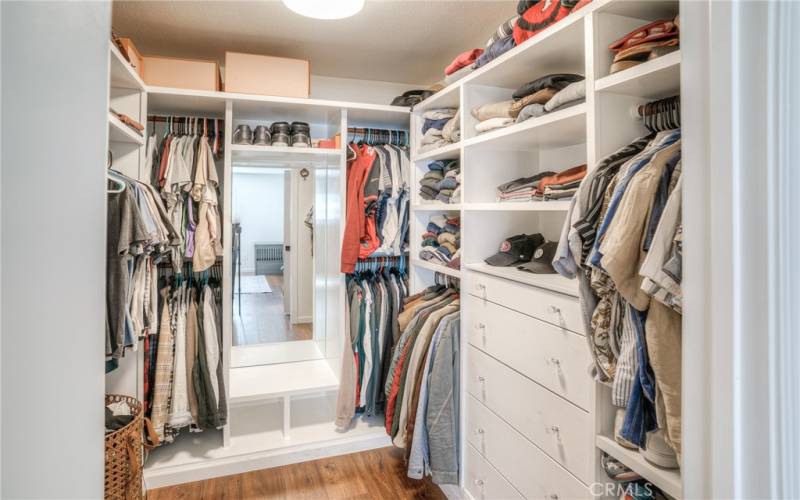 Primary Walk In Closet