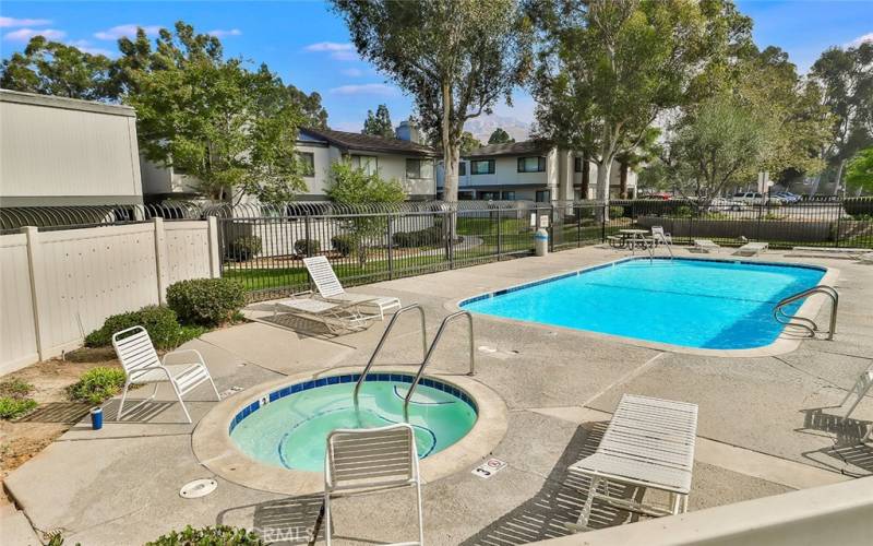 Pool and hot tub