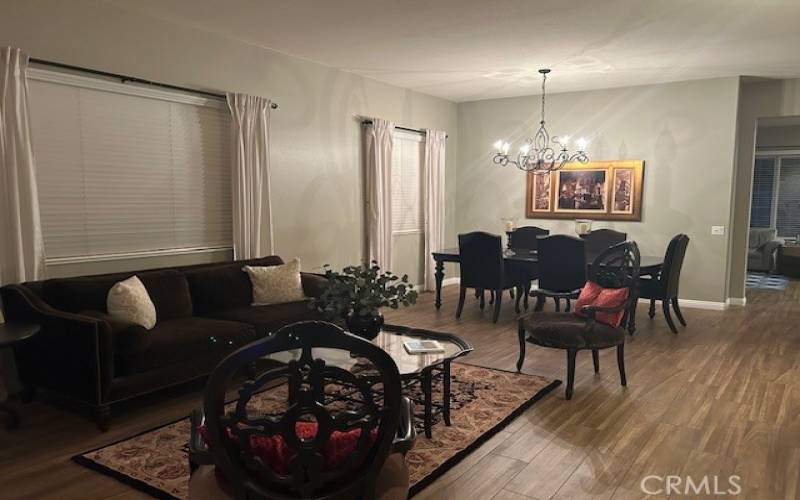 Living Room / Dining Room as you walk in through the front door.