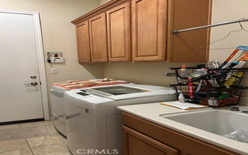 Laundry Room with direct access to the garage.