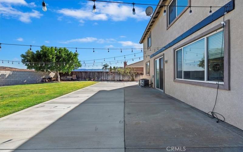 Poured Concrete Patio