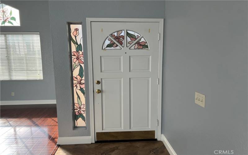 Ornamental Glass Door