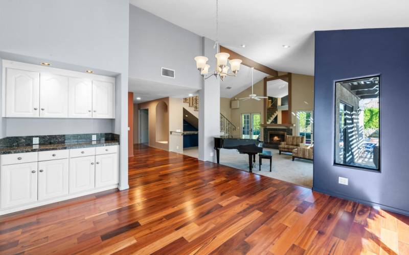 Dining Room W/Brazilian Koa Hardwood