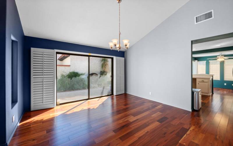 Dining Room W/Vaulted Ceiling