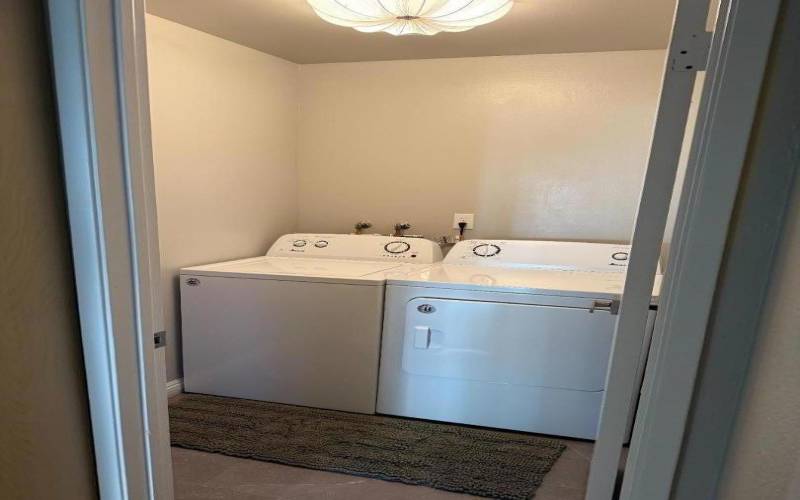 Built-in laundry room