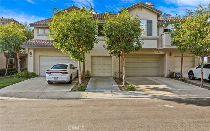 Single Car Garage & Driveway.