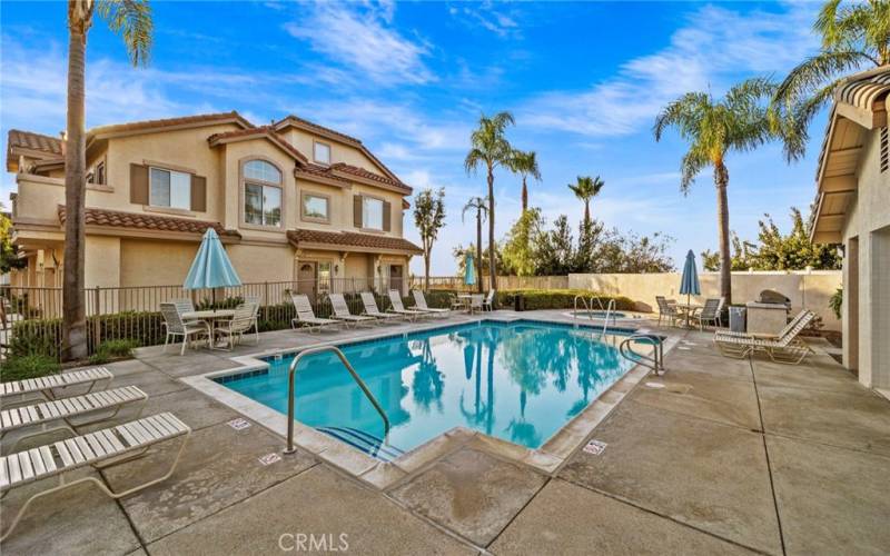 Great Pool just steps away from 7811 E Quinn at View Pointe North