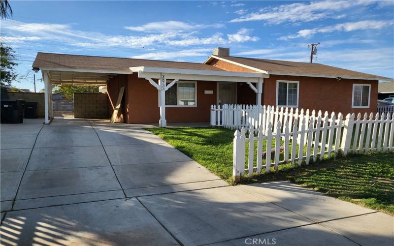 Large cement Driveway