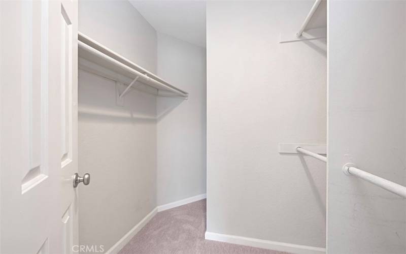 Primary walk-in closet