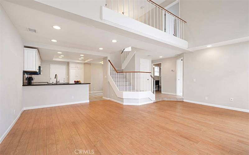 Family room with view upstairs