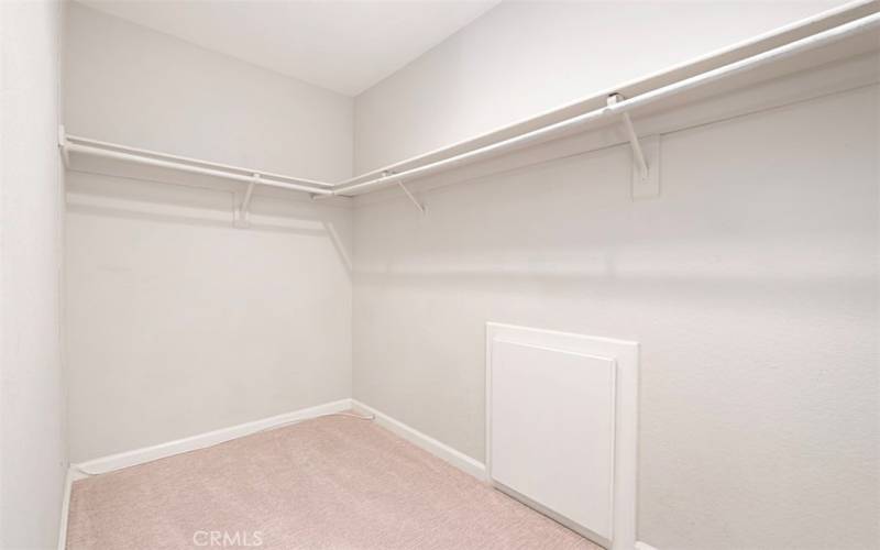 Primary walk-in closet