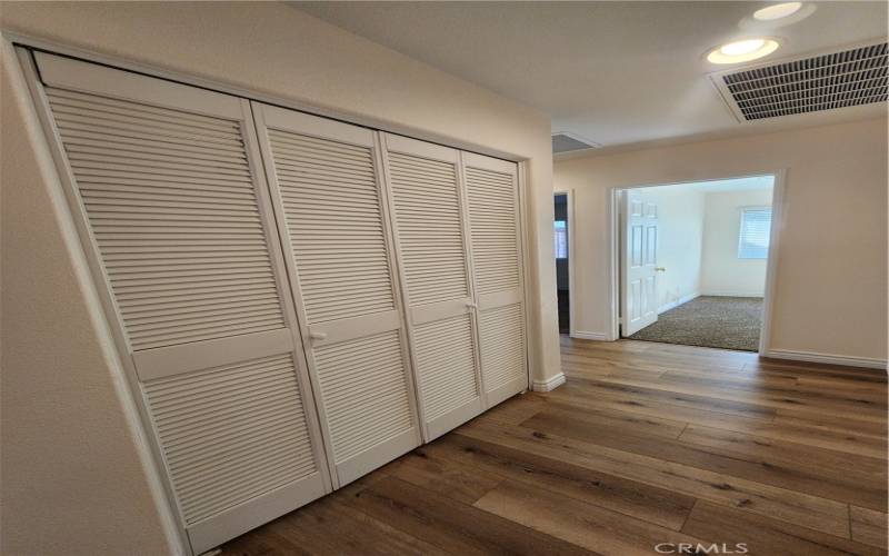 Hall with Laundry closet