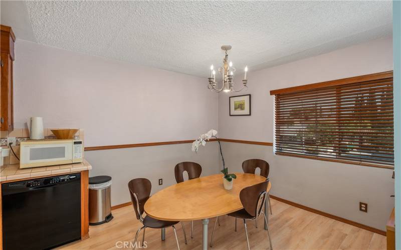 Dining area in kitchen