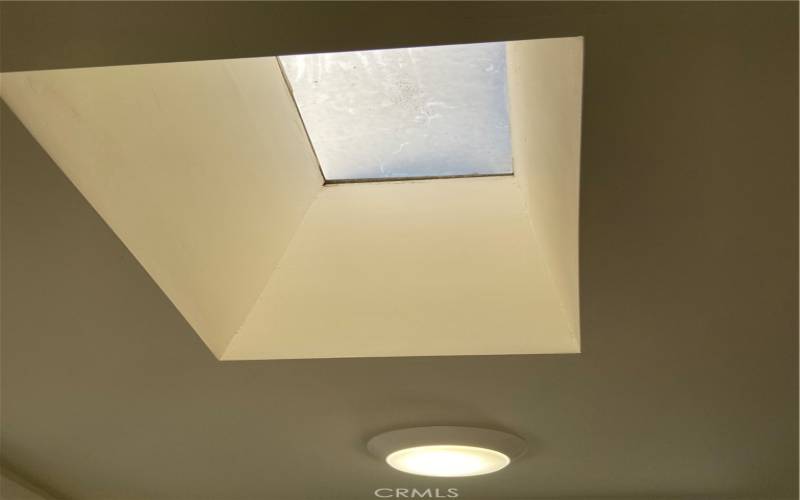 skylight in hallway