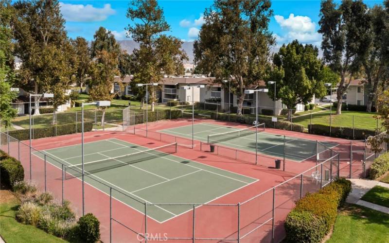 Community Includes Tennis Courts