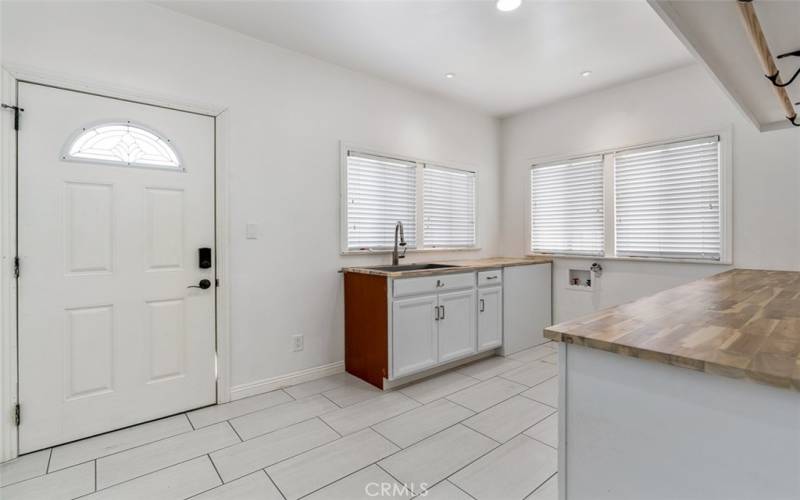 Oversized laundry room.