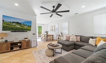 Open floor plan - living room opens to kitchen