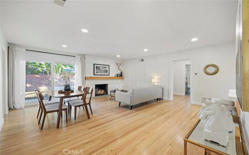 Fully remodeled, boasting of an open floorplan. Oakwood flooring throughout the home.