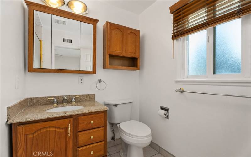 master bath, new shower enclosure to left, not in photo please see tour