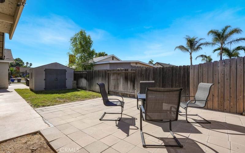 Another LARGE side yard on the WEST side of home. Gate opens to accommodate your trailer for water toys or RV - cleanout available.