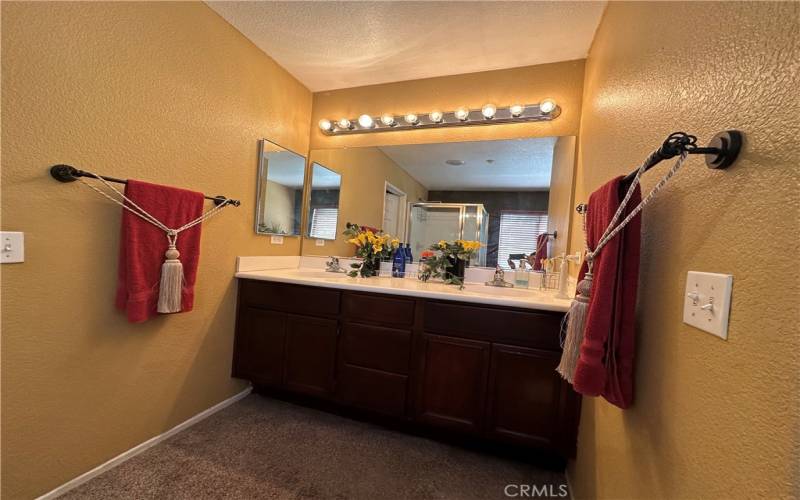 Master bath dual sink