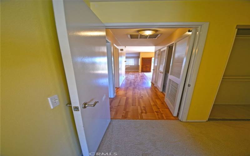 View down hall from Master/Primary Bedroom