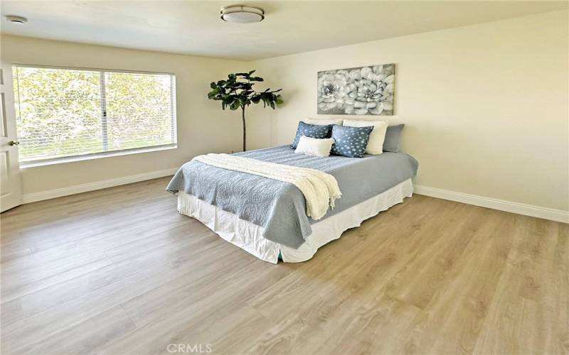 Master bedroom with tons of natural light