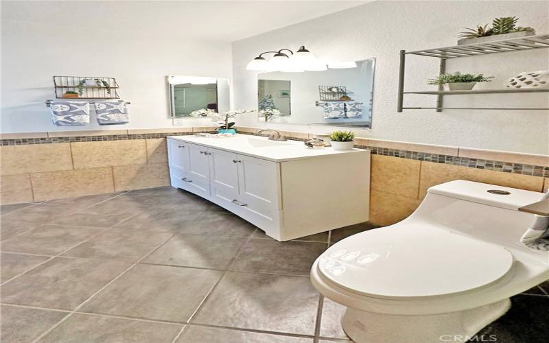 Completely remodeled bathroom