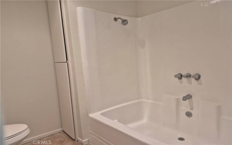 Primary bathroom tub/shower