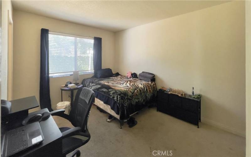 ANOTHER VIEW OF THE DOWN STAIRS BEDROOM.